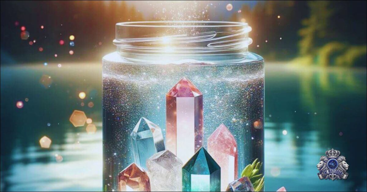 crystal-infused water