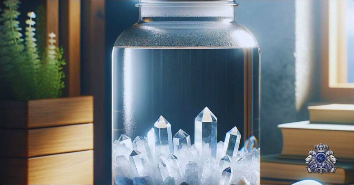 way to store crystal infused water